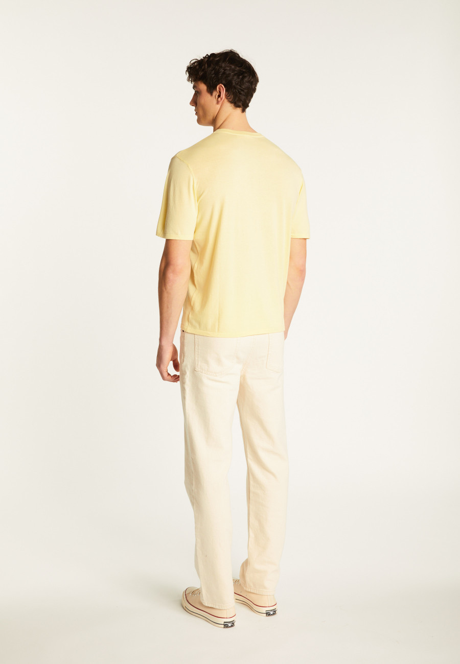 Cotton V-neck T-shirt - Malo