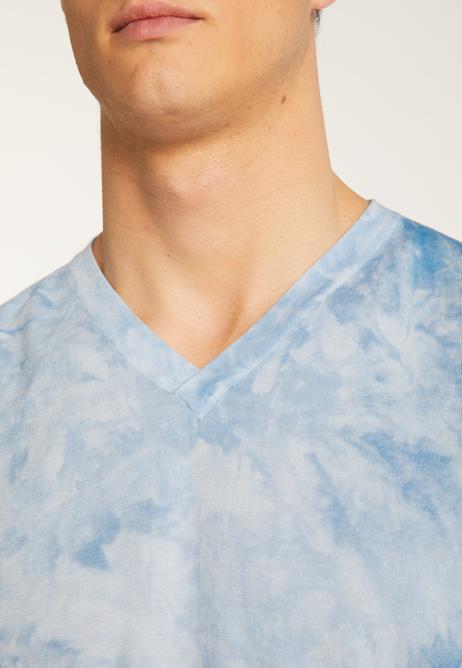 Cotton V-neck T-shirt - Malo