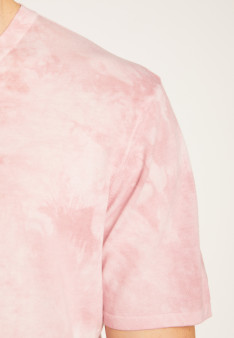 T-shirt col V en coton - Malo