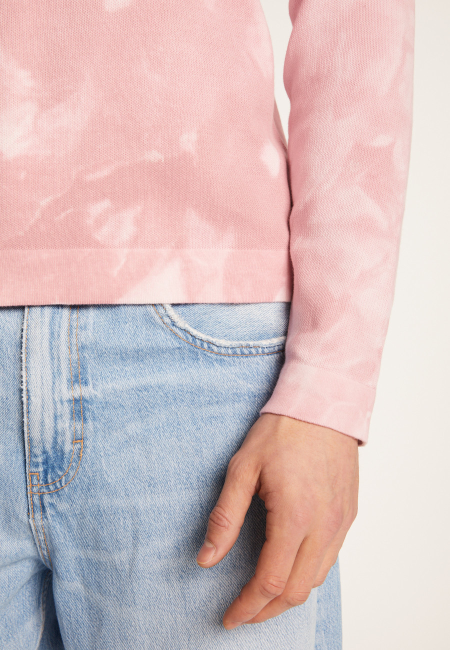 Polo à manches longues en coton - Maxime