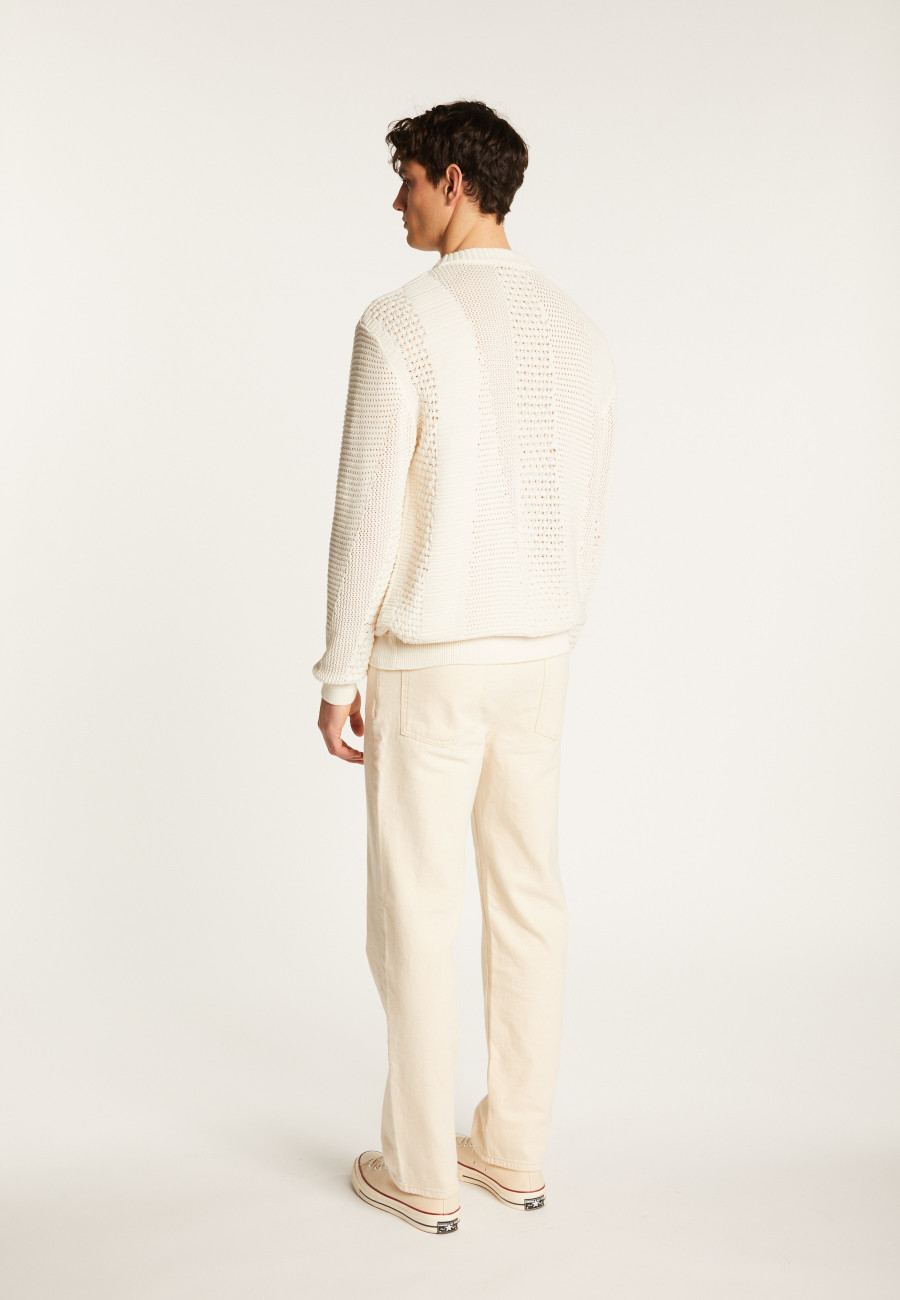 Openwork cotton sweater - Marlow