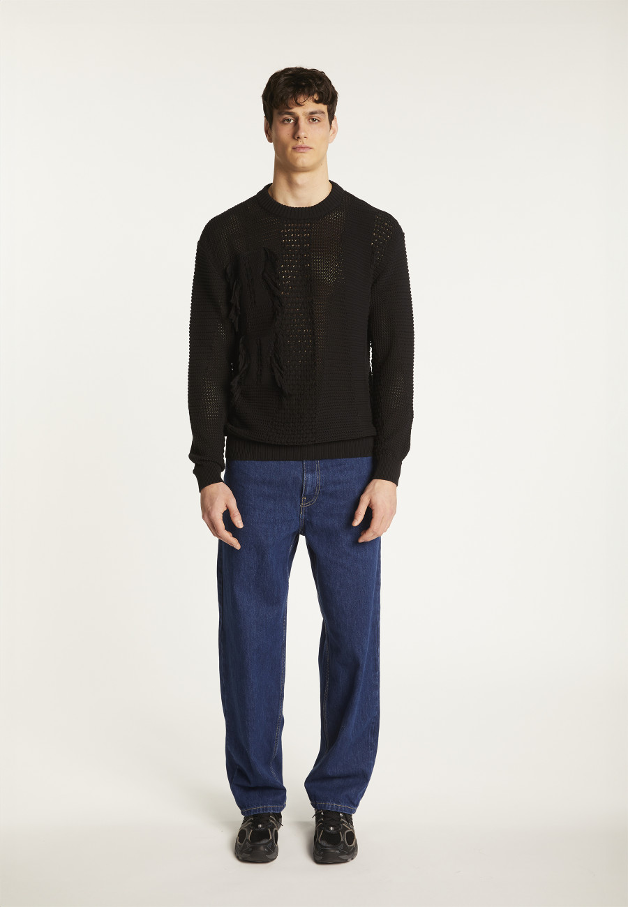Openwork cotton sweater - Marlow