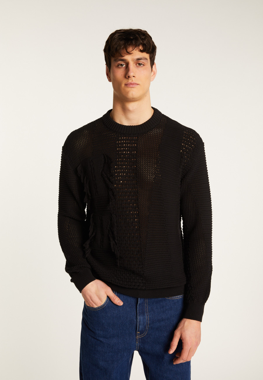 Openwork cotton sweater - Marlow