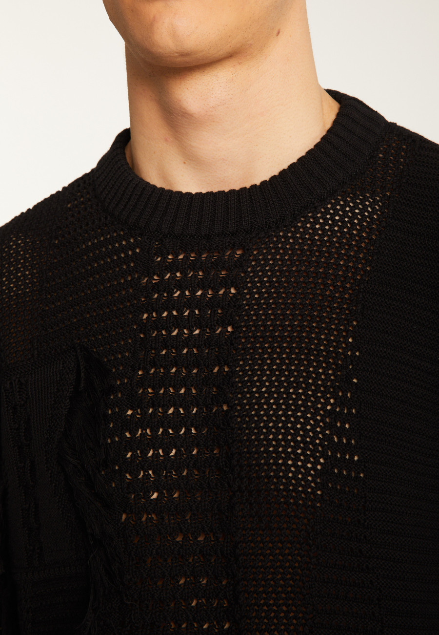 Openwork cotton sweater - Marlow