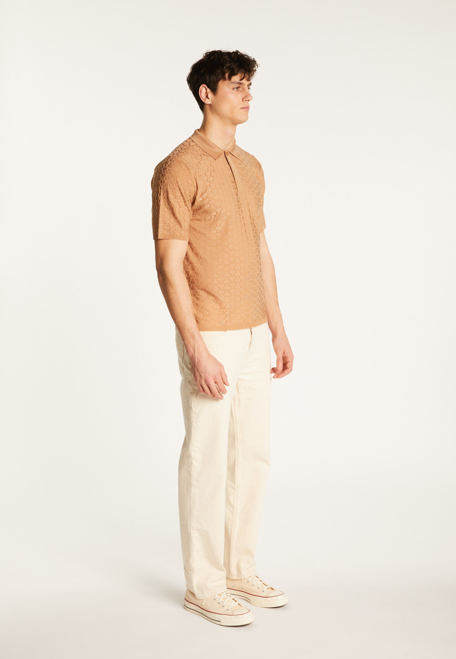 Polo in light thread - Matt