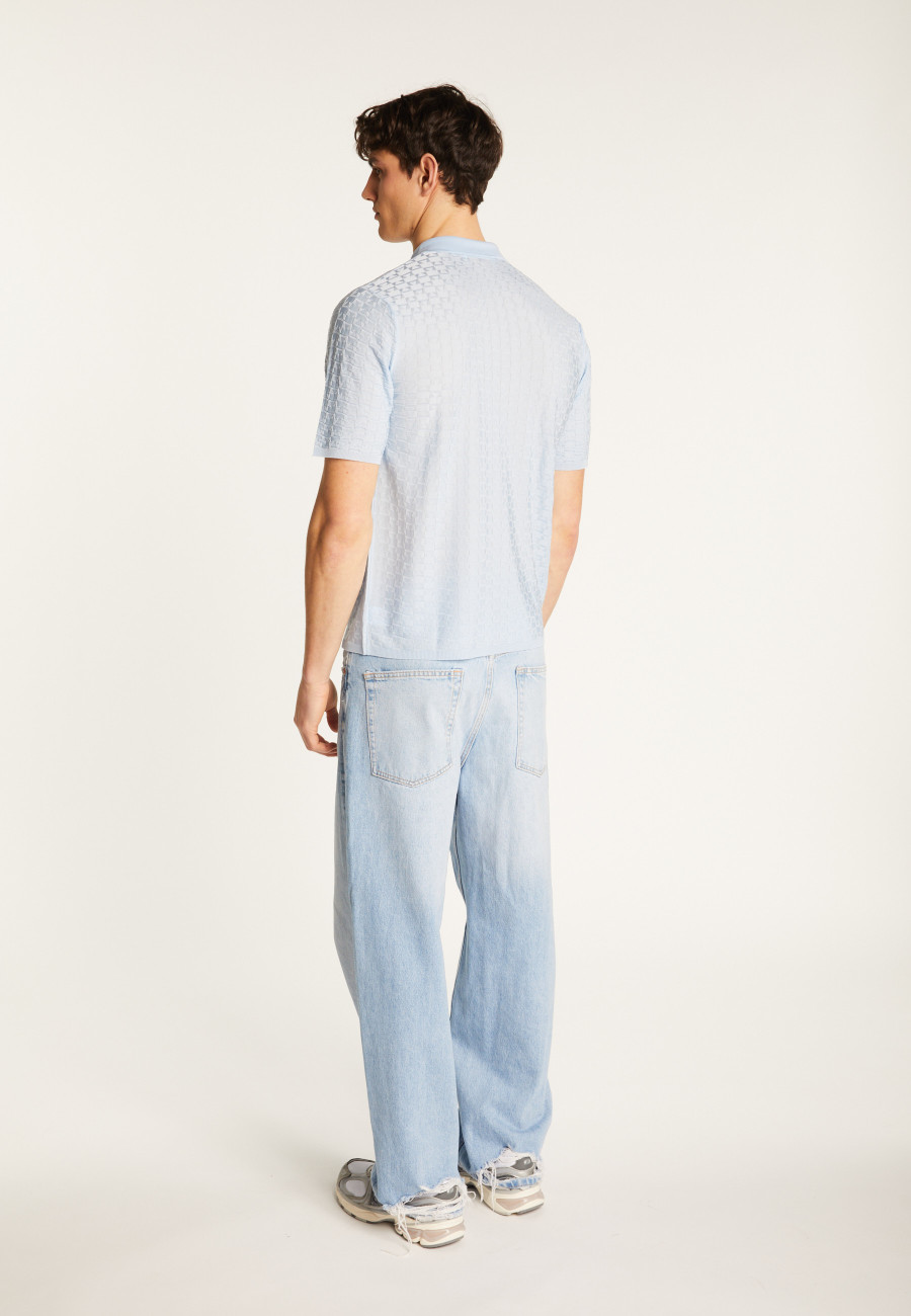 Polo in light thread - Matt