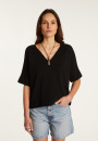 Cotton V-neck T-shirt - Devy