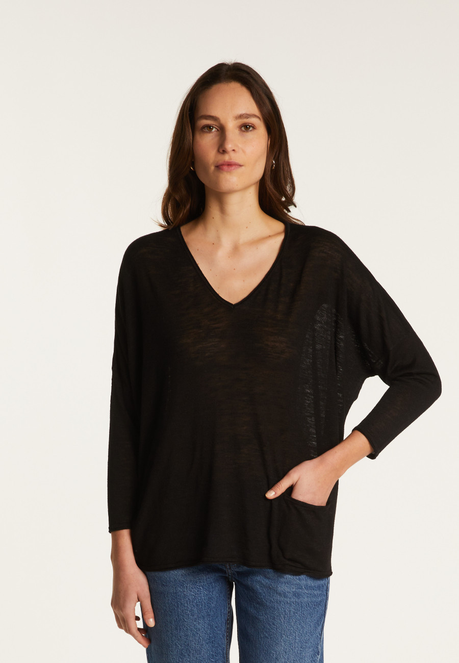 T-shirt ample en lin flammé - Balou