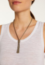 Slub linen tank top - Maitena