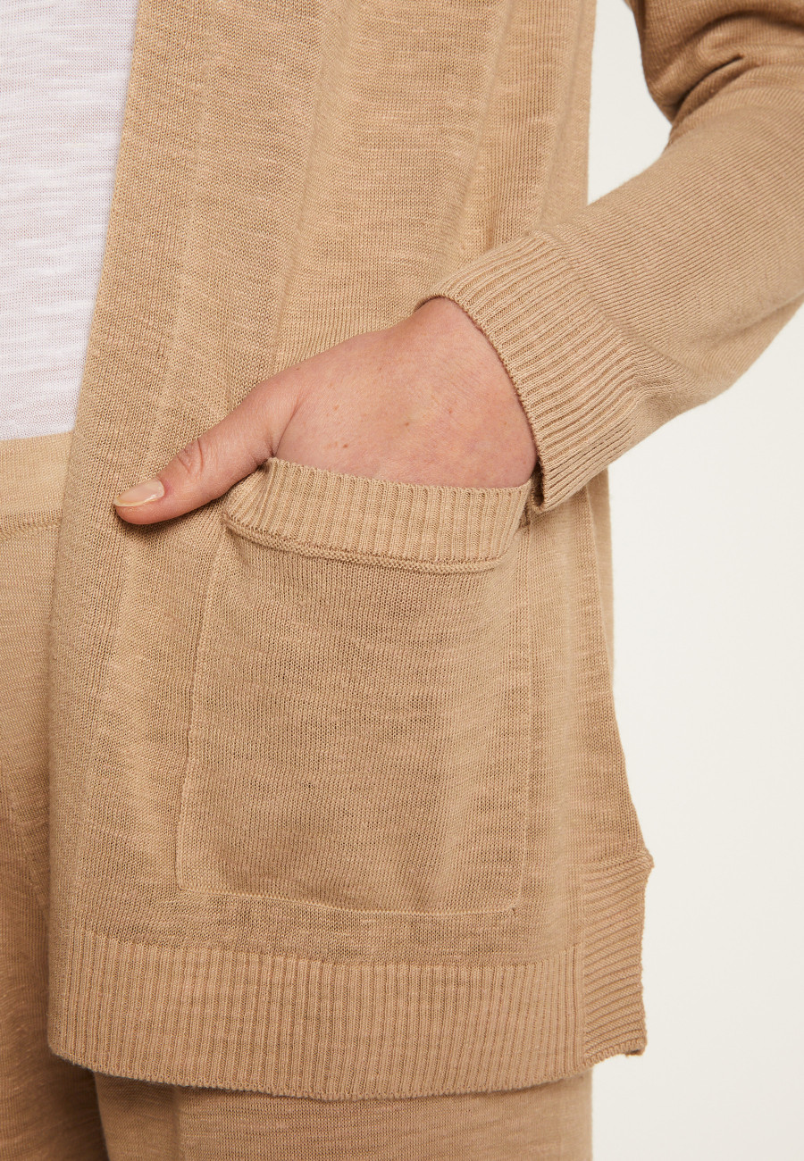 Colete de linho Slub - Naelle