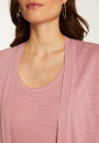 Flamed linen vest - Naelle