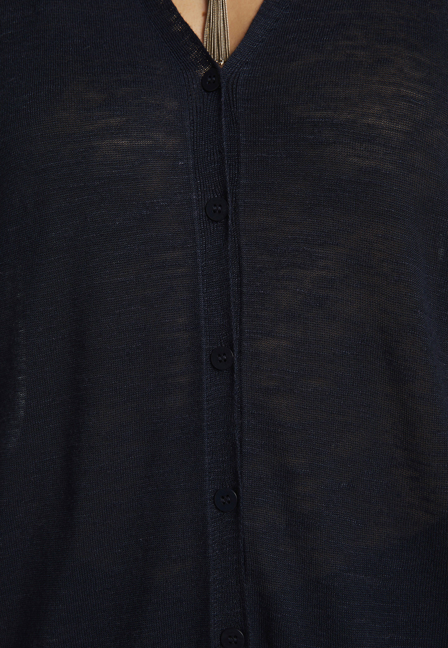 Gilet à manches courtes en lin flammé - Dara