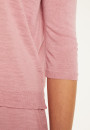Round neck t-shirt in flamed linen - Domy