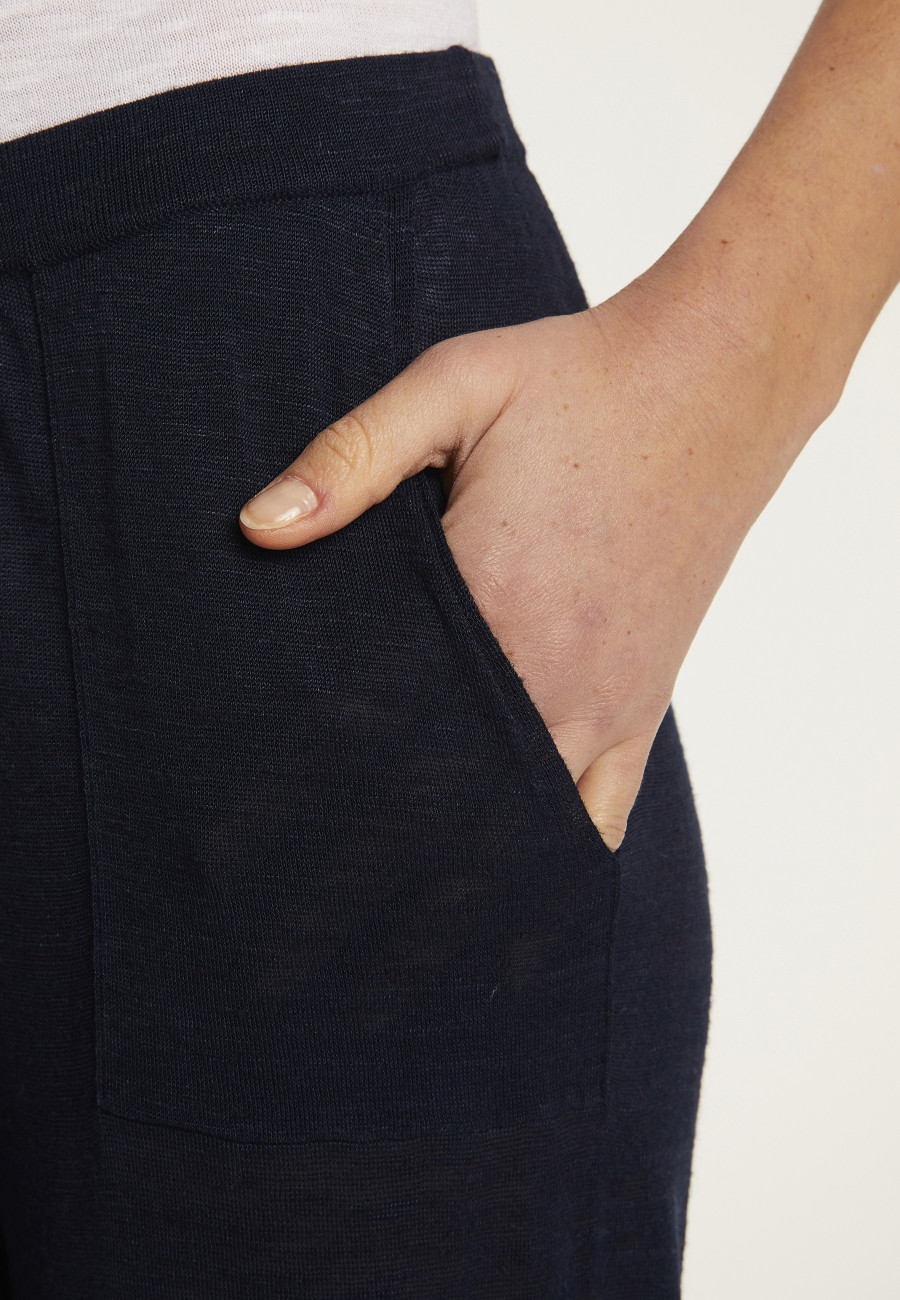 Slub linen pants - Debora