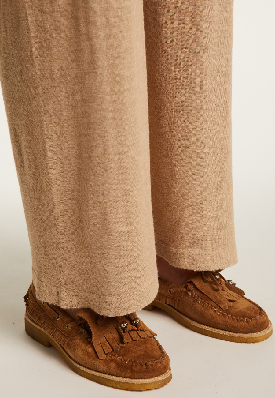 Slub linen pants - Debora