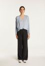 Merino wool V-neck sweater - Boxe