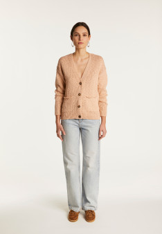 Cotton and linen cardigan - Naïs