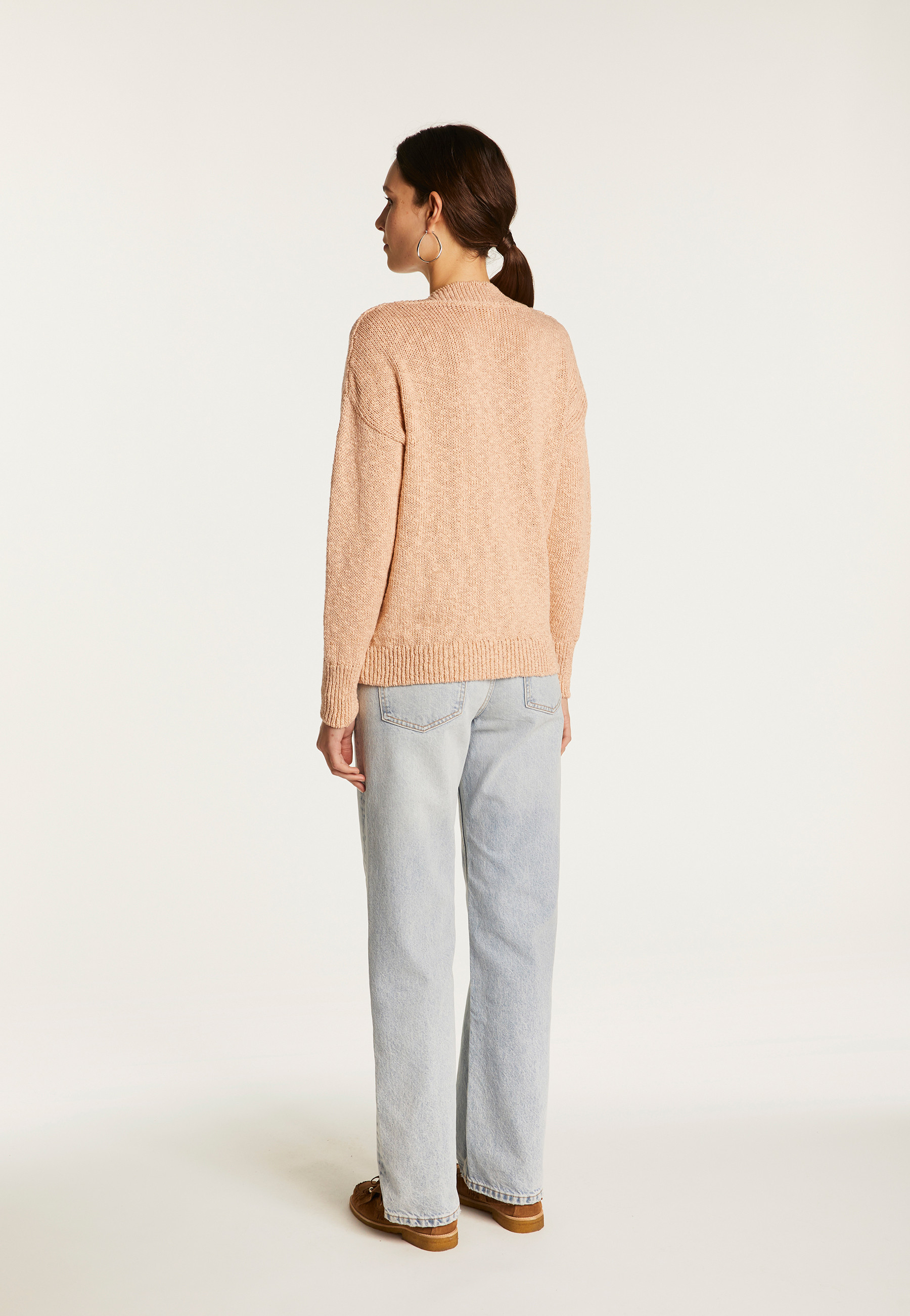 Cotton and linen cardigan - Naïs