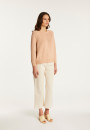 Cotton and linen crew neck sweater - Nicky