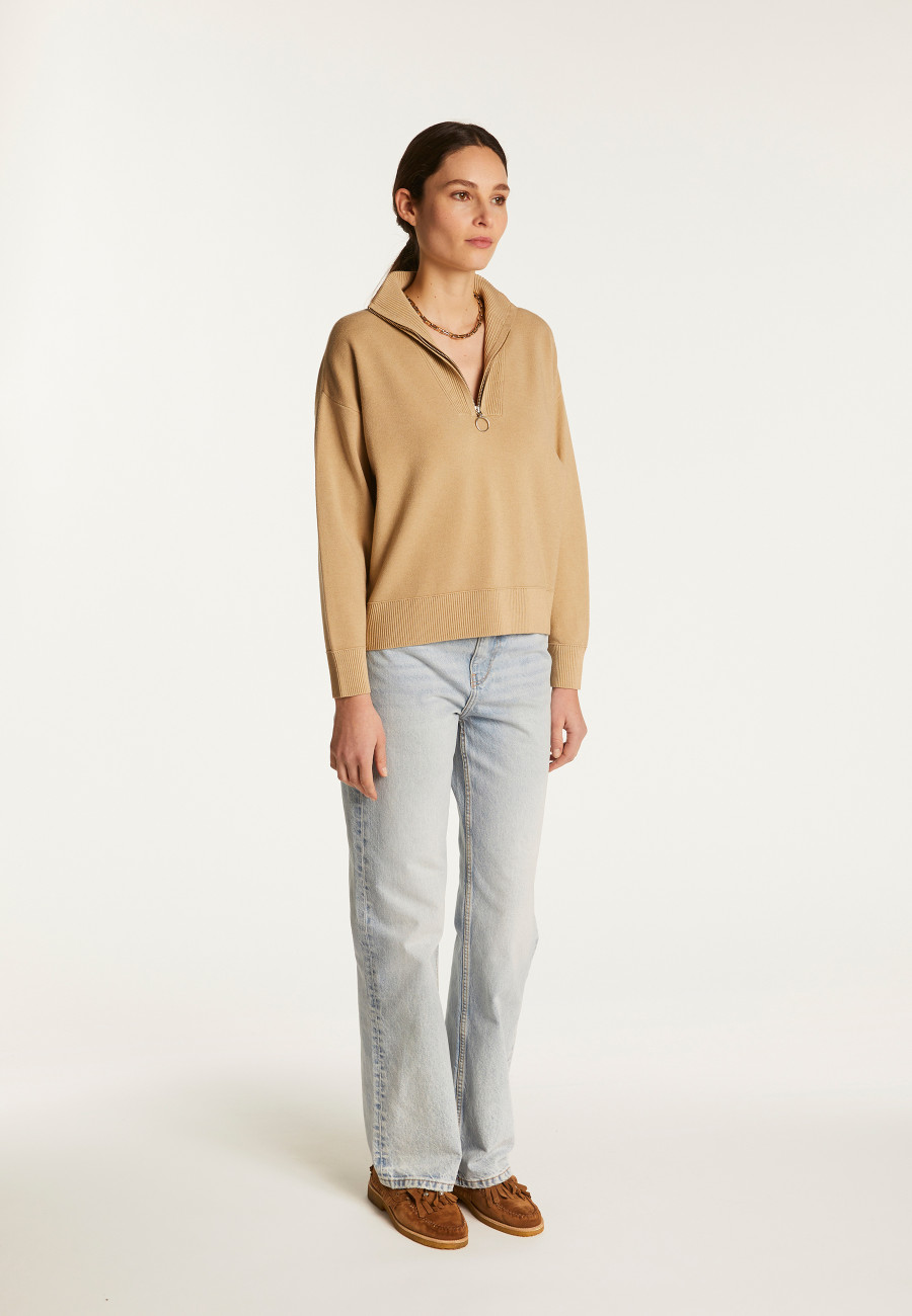 Pull camionneur en laine melangée - Felicity