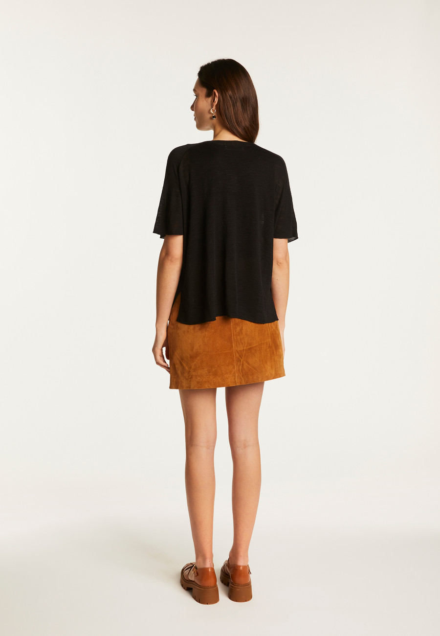 Camiseta de linho com botões - Lily