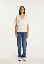 T-shirt col V en coton - Devy