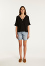 Cotton V-neck T-shirt - Devy