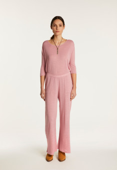 Flamed linen pants - Debora