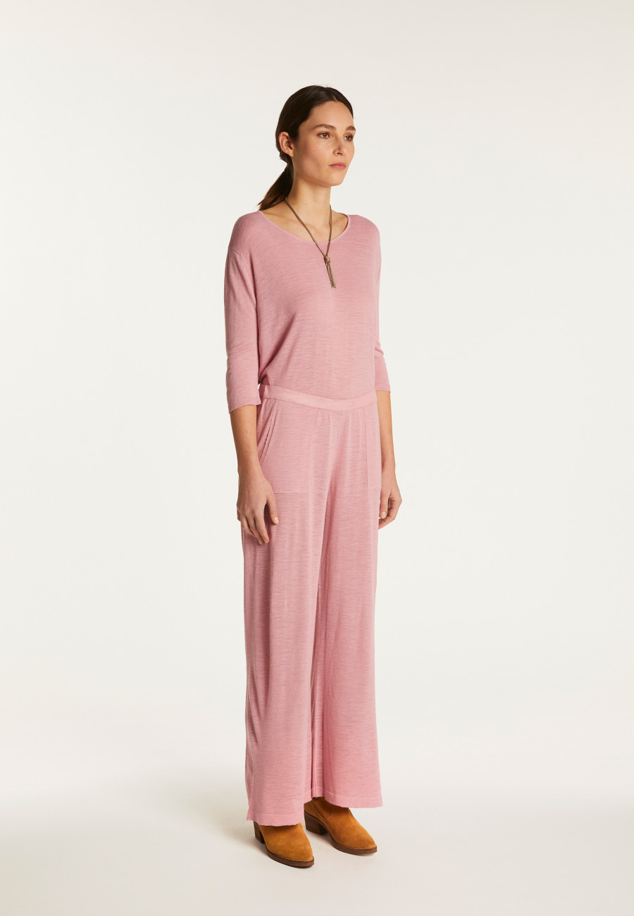 Slub linen pants - Debora