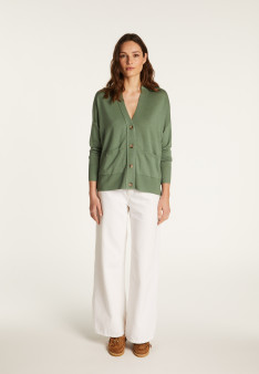 Merino wool cardigan - Ariella