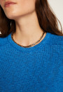 Pull col rond en coton et lin - Nicky