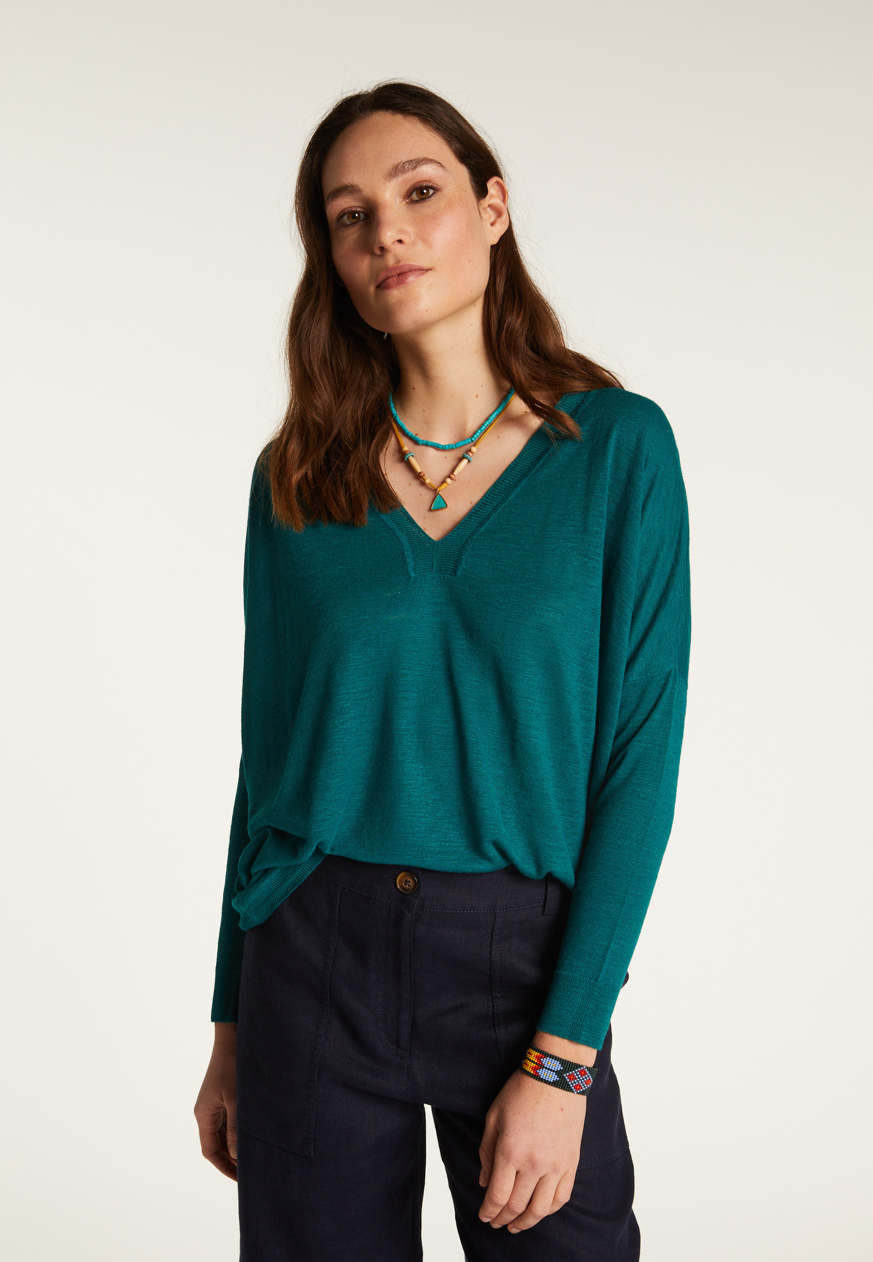 Pull en lin flammé - Beja