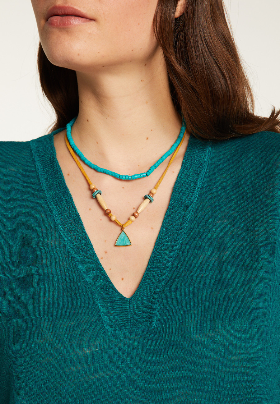 Slub linen sweater - Beja