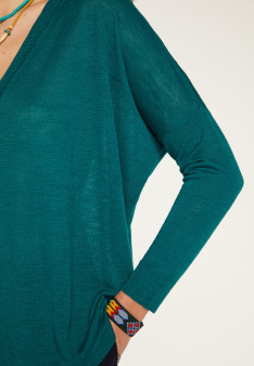 Slub linen sweater - Beja