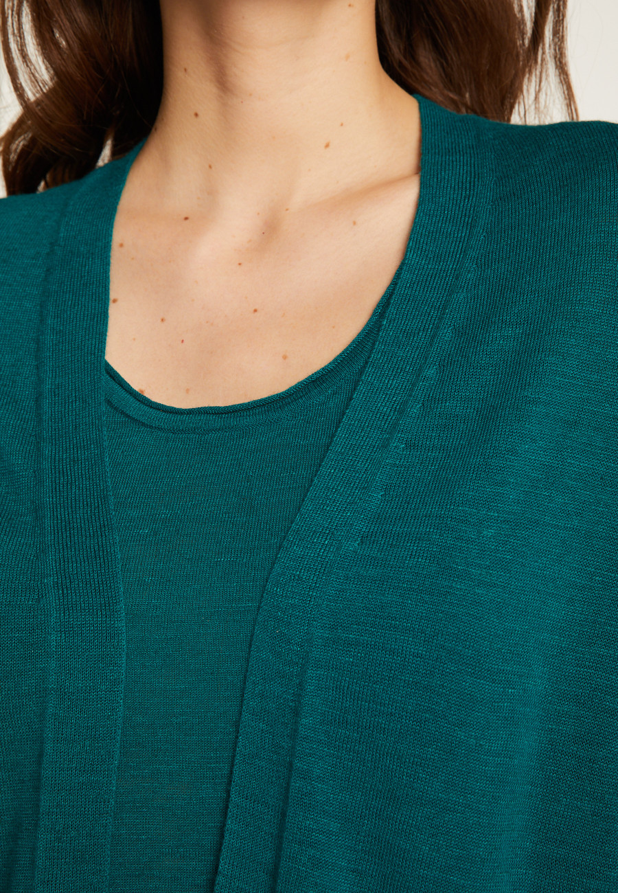 Colete de linho Slub - Naelle