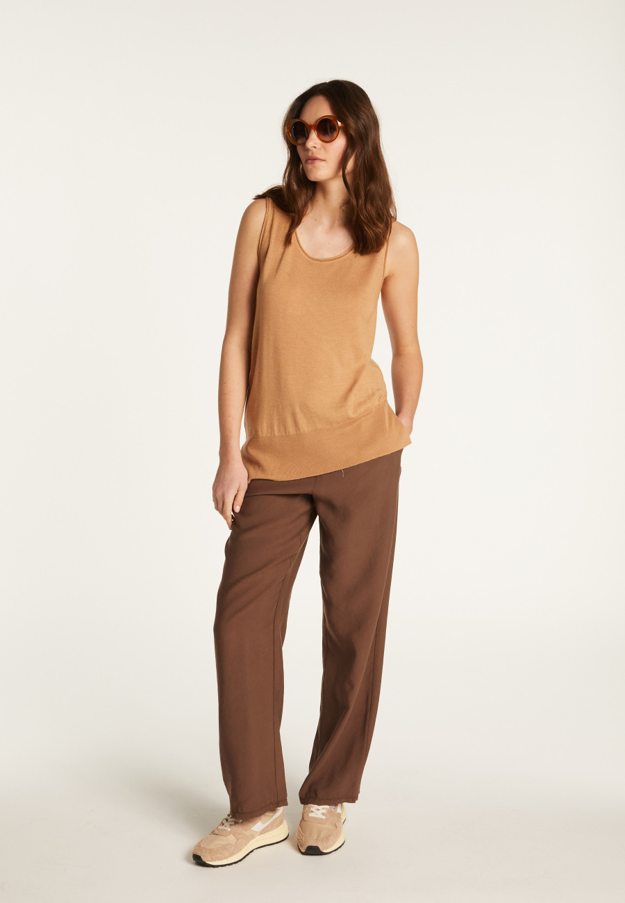 Cashmere and silk tank top - Daisy