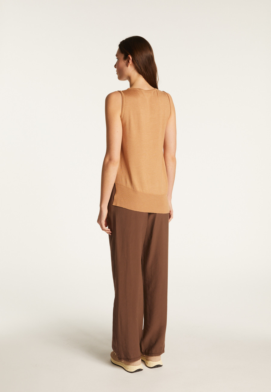 Cashmere and silk tank top - Daisy