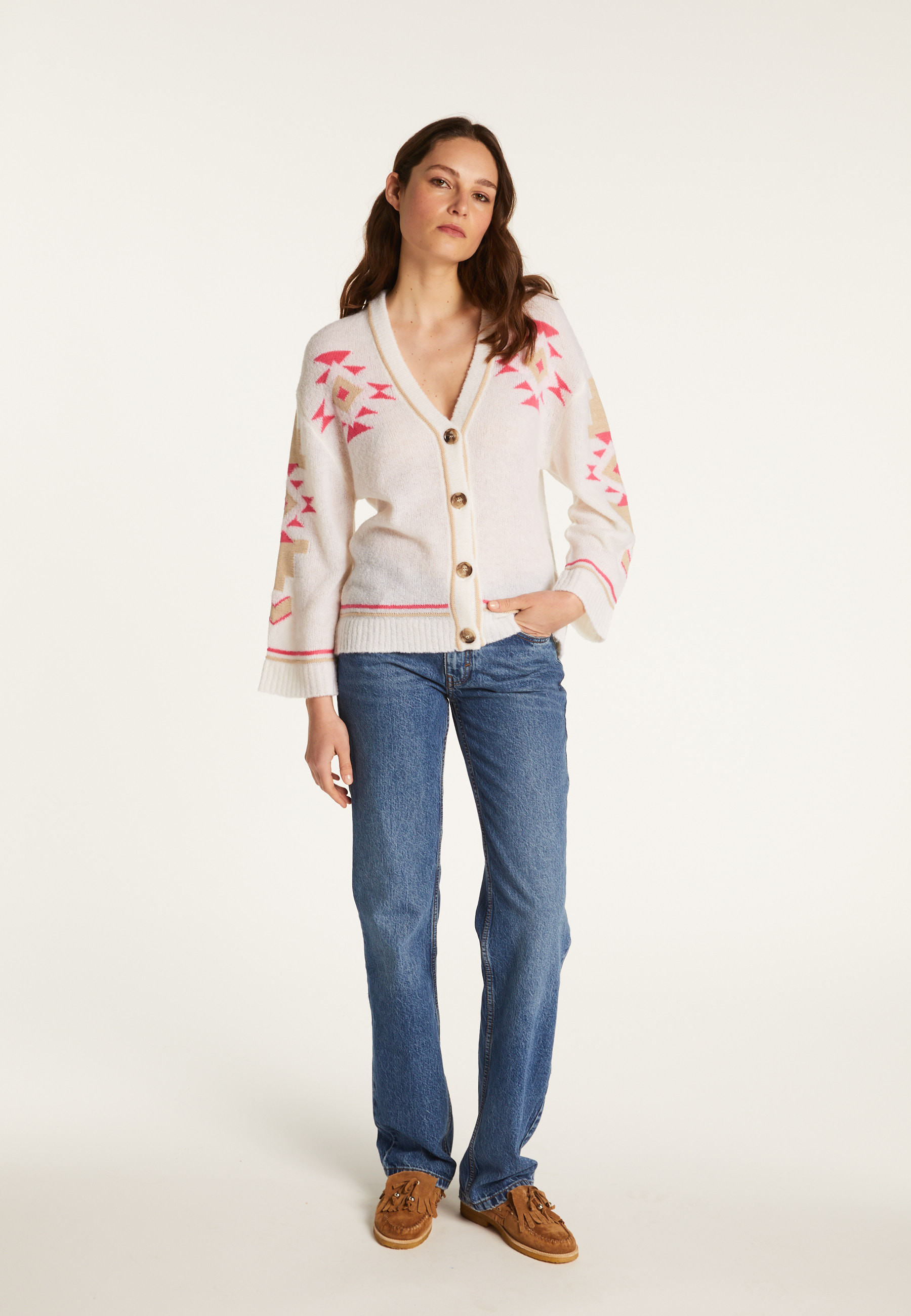 Cardigan en laine mélangée - Frankie