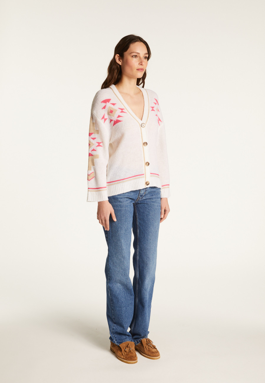 Cardigan en laine mélangée - Franckie