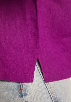 T-shirt col V en lin - Emma