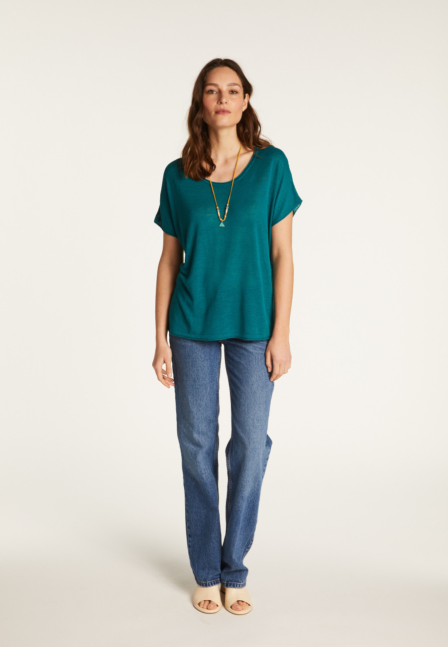 Flamed linen T-shirt - Lola