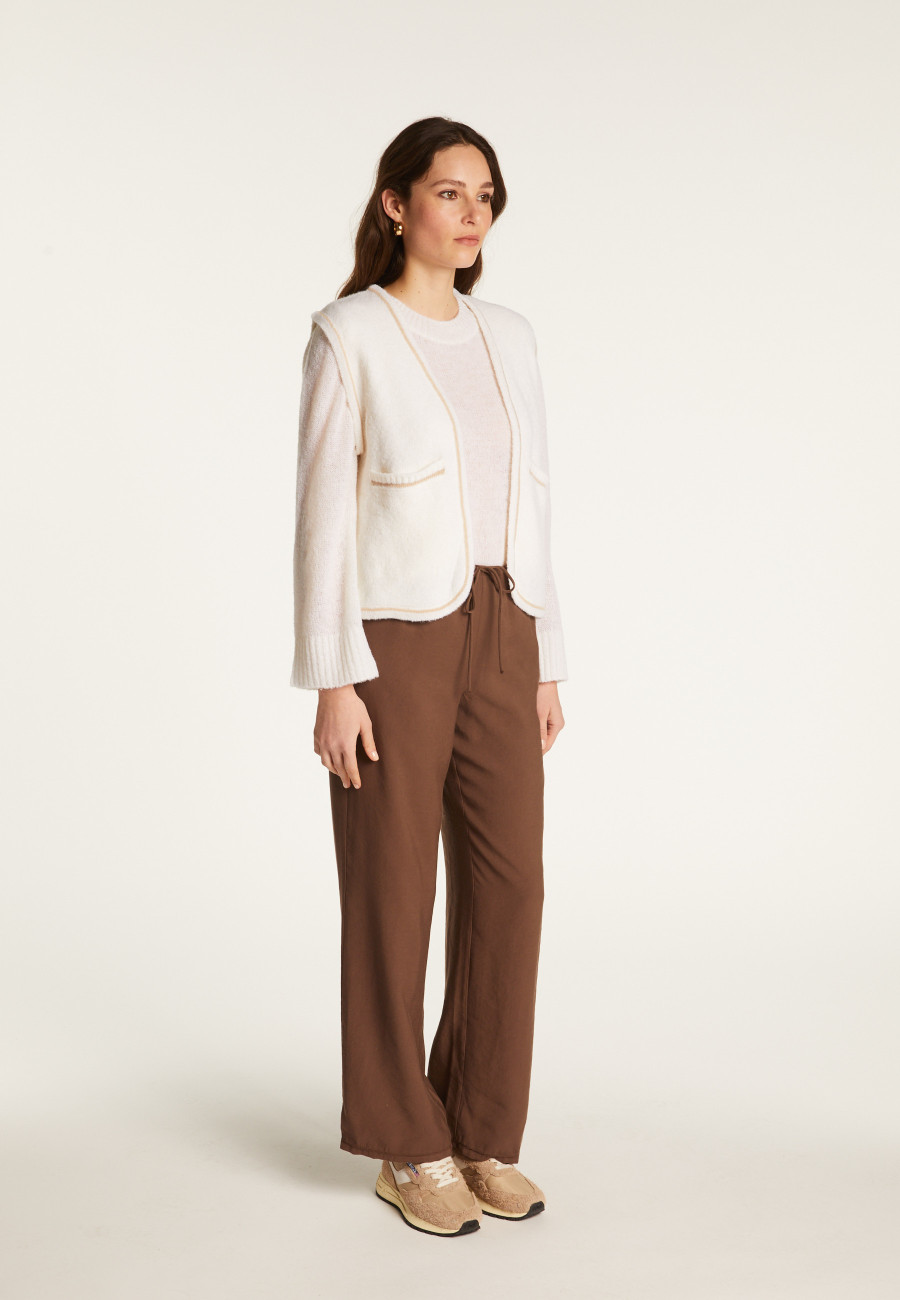 Veste sans manches en laine mérinos - Filipa