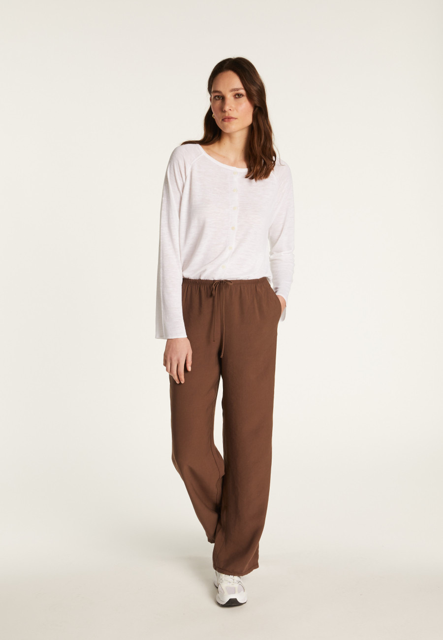 Gilet en lin flammé - Dory