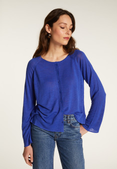 Flamed linen vest - Dory