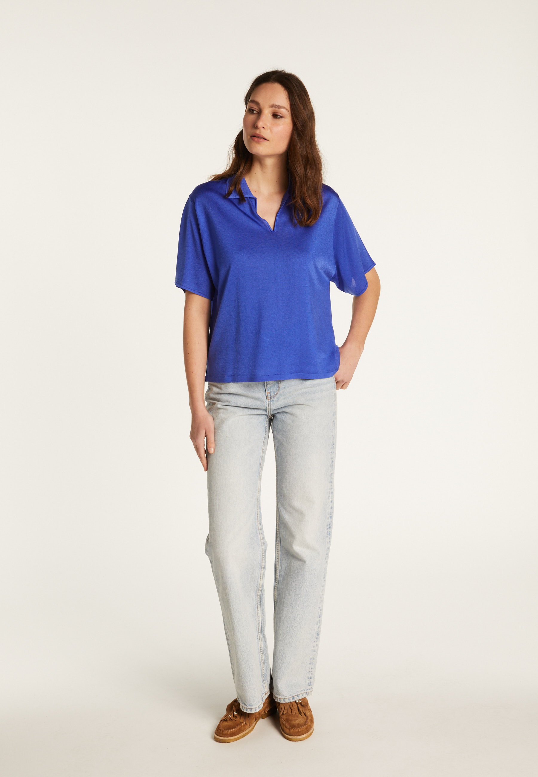 Polo in light thread - Dorita