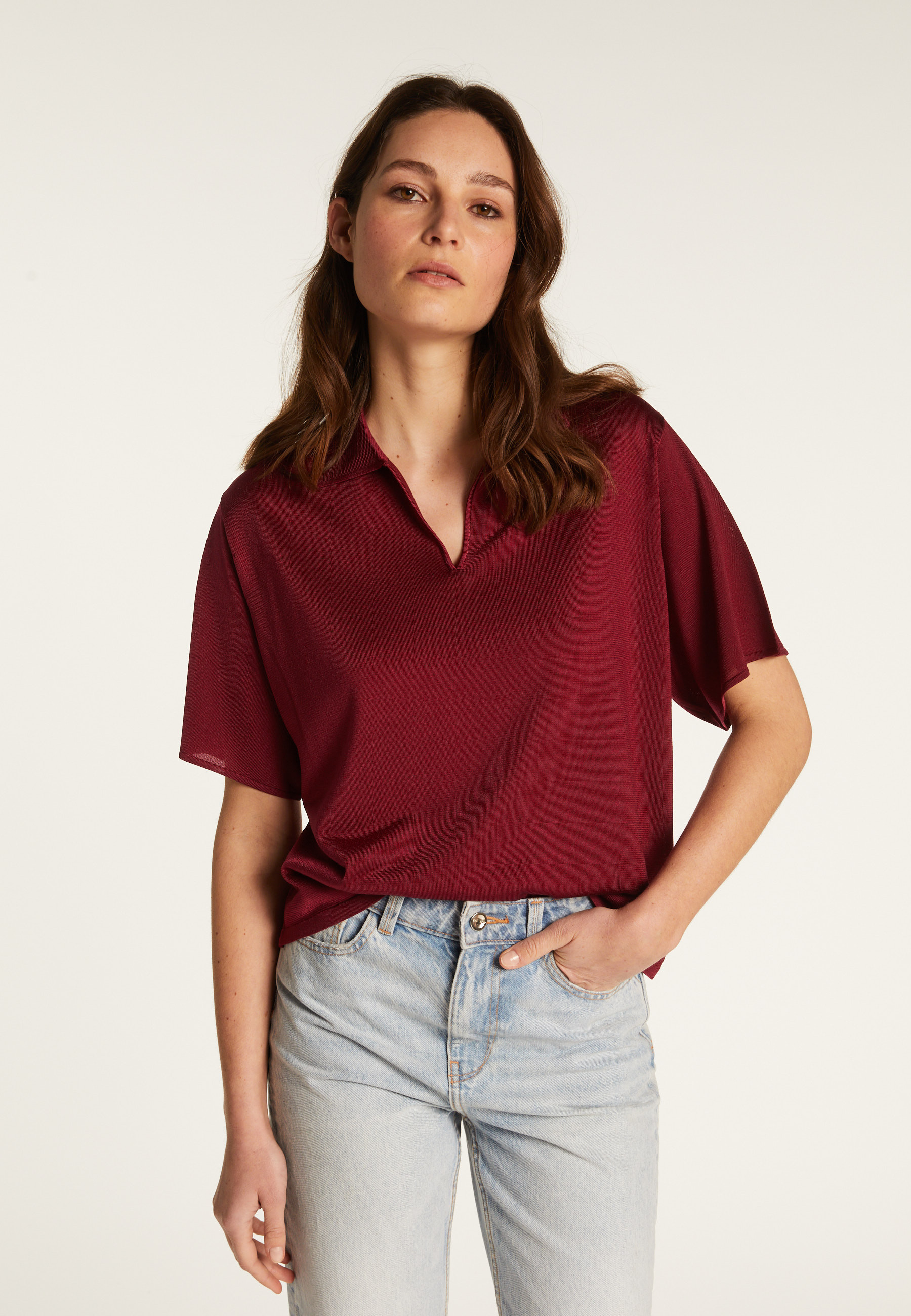 Polo in light thread - Dorita