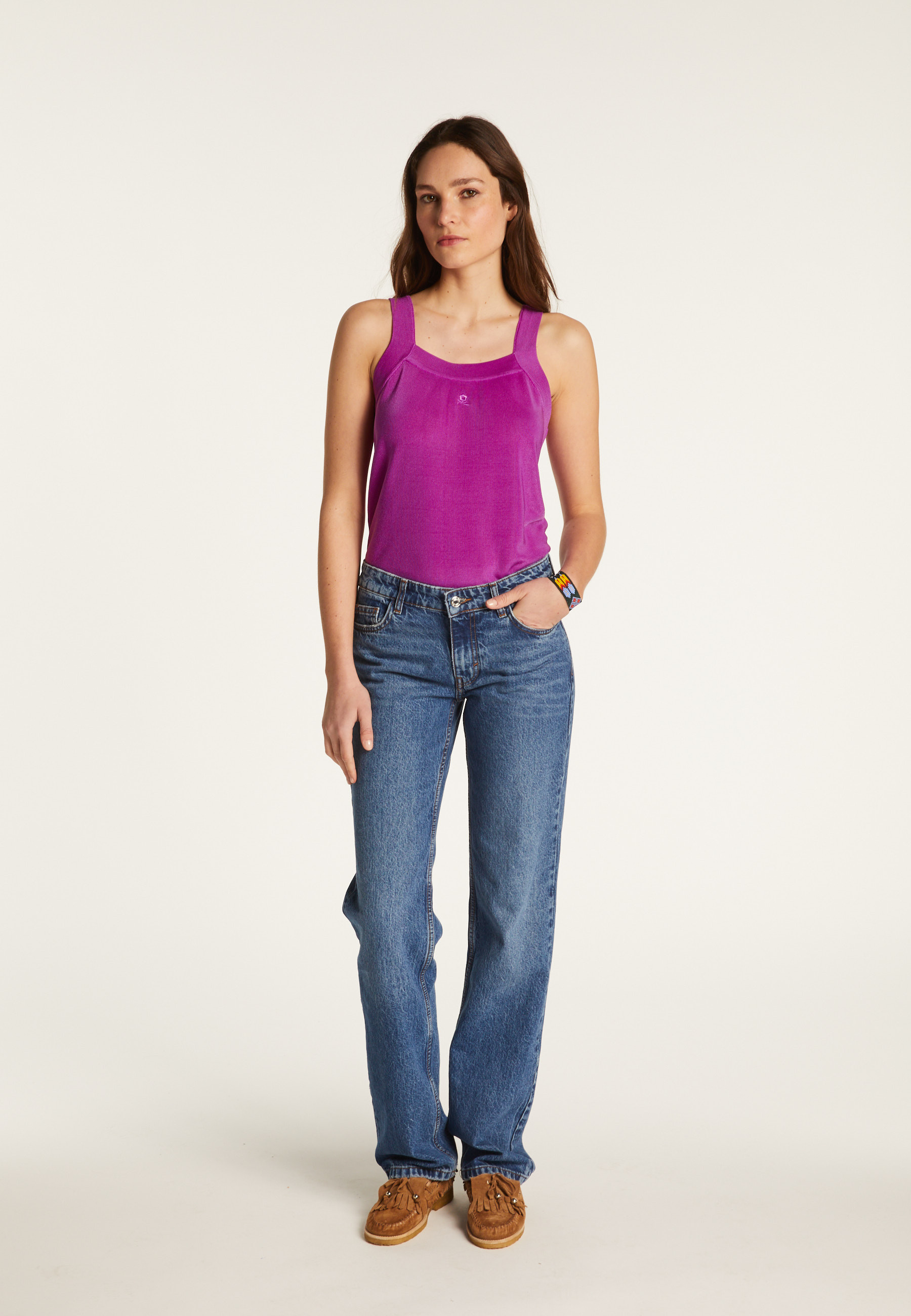 Tank top in Fil Lumière® - Doris