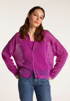 Pull zippé en fil lumière - Denyze