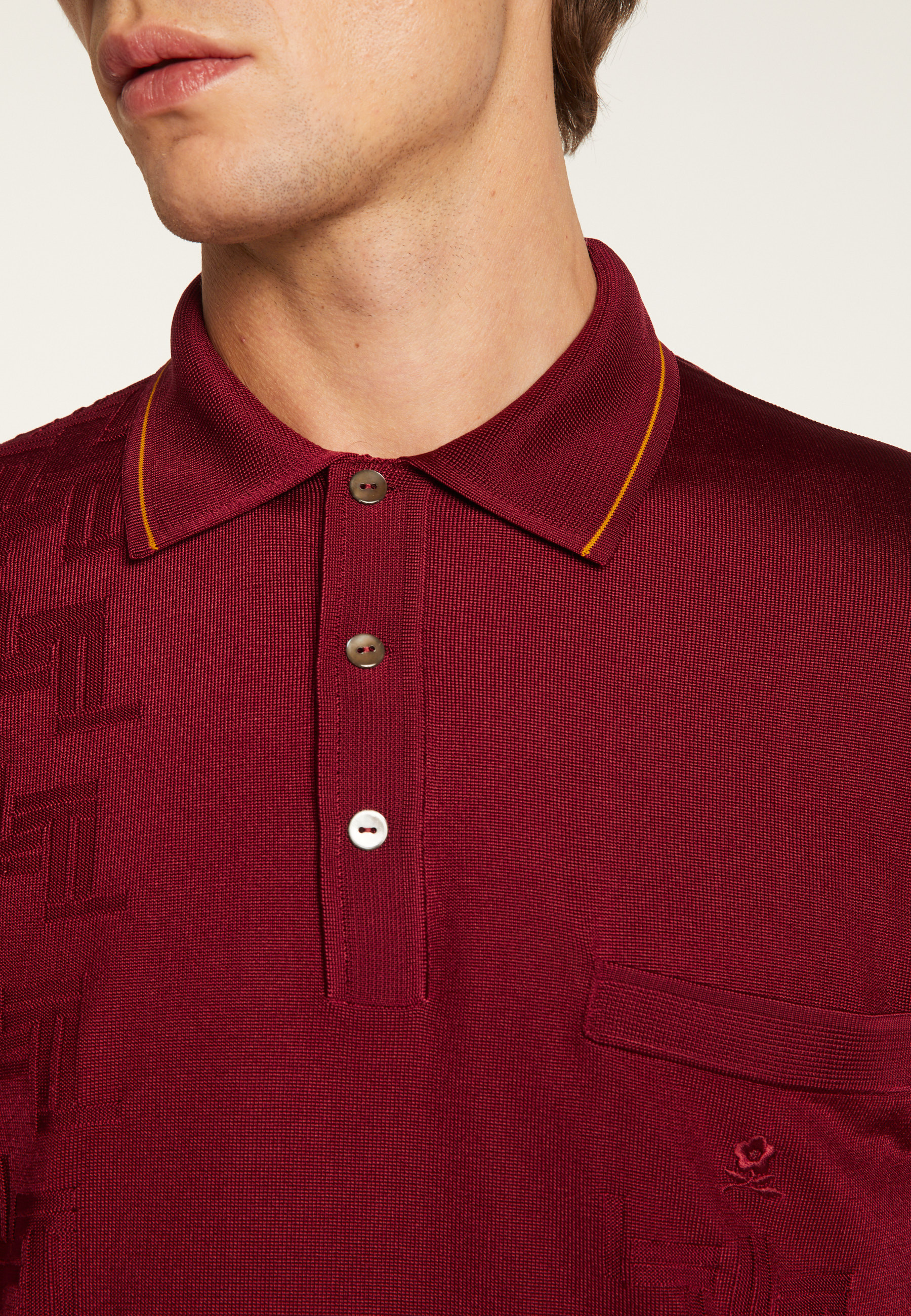 Fil Lumière patterned polo shirt - Stanley
