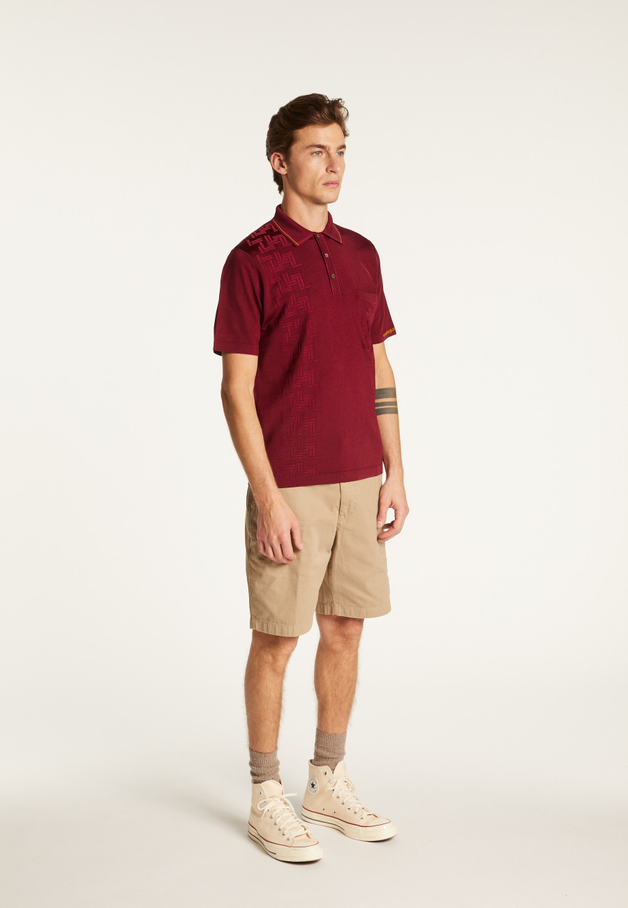 Fil Lumière patterned polo shirt - Stenley